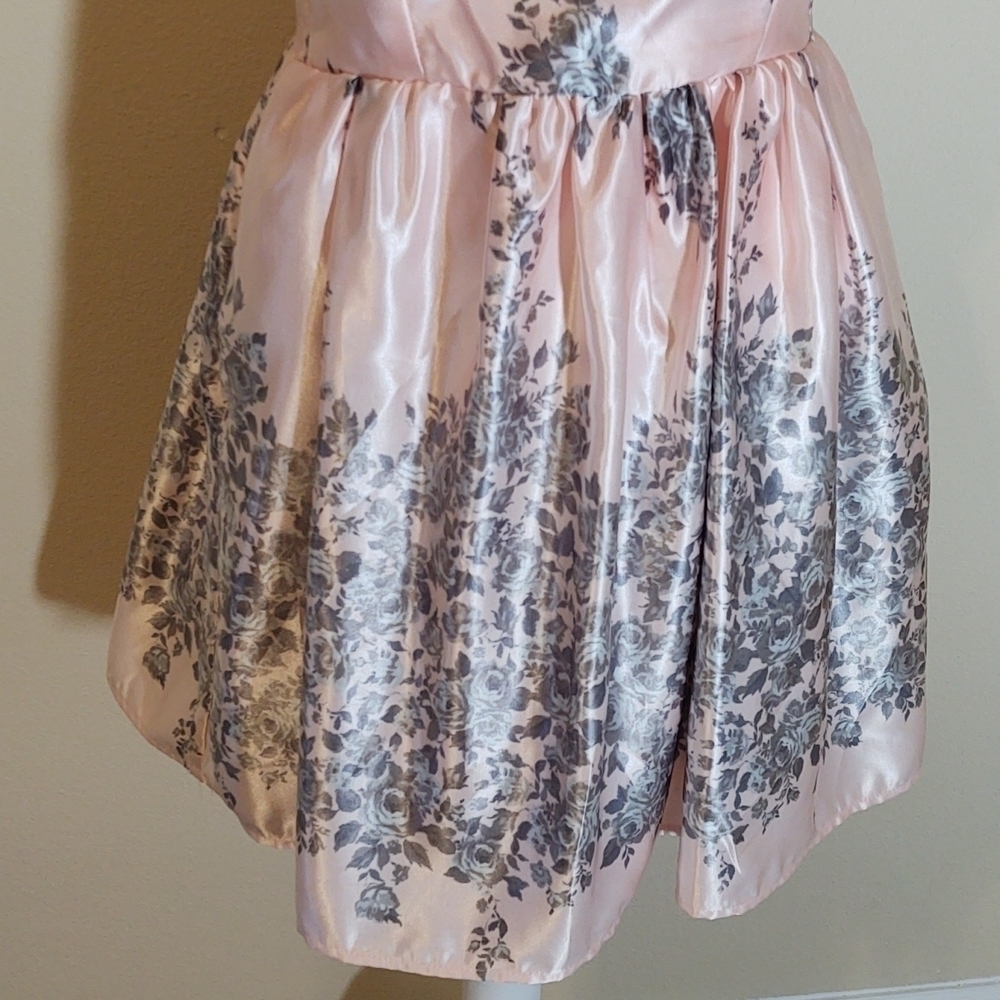 Teeze Me Pink / Gray Flare Dress - Picture 3 of 11